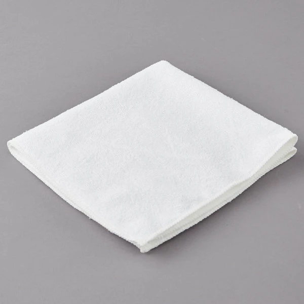 Carlisle 3633402 16" X 16" White Terry Microfiber Cleaning Cloth - 12/Case 3 Carlisle 3633402 16" X 16" White Terry Microfiber Cleaning Cloth - 12/Case - Image 3