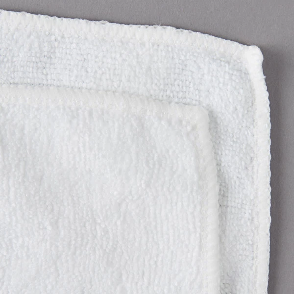 Carlisle 3633402 16" X 16" White Terry Microfiber Cleaning Cloth - 12/Case 4 Carlisle 3633402 16" X 16" White Terry Microfiber Cleaning Cloth - 12/Case - Image 4