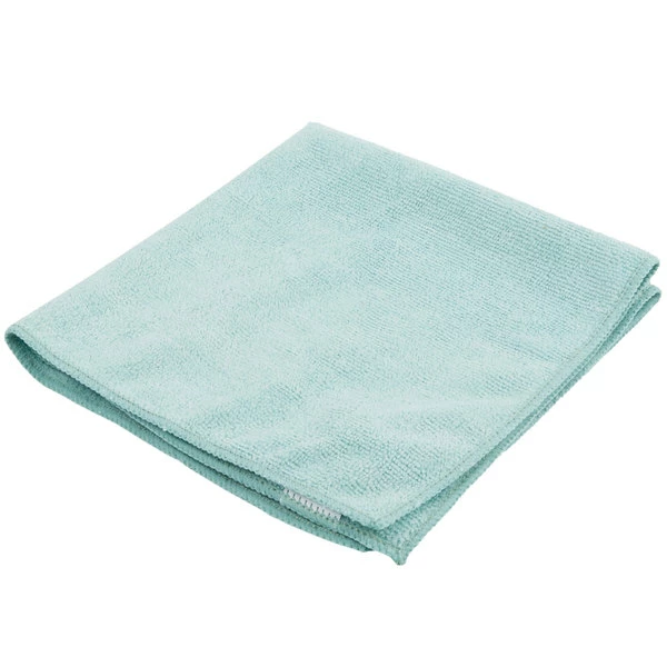 Carlisle 3633409 16" X 16" Green Terry Microfiber Cleaning Cloth - 12/Case 3 Carlisle 3633409 16" X 16" Green Terry Microfiber Cleaning Cloth - 12/Case - Image 3