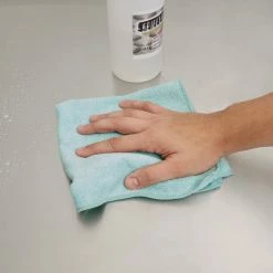 Carlisle 3633409 16" X 16" Green Terry Microfiber Cleaning Cloth - 12/Case