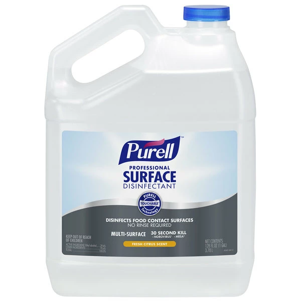 PURELL® Purell 4342-04 1 Gallon / 128 Oz. Fresh Citrus Professional Surface Disinfectant - 4/Case 1 PURELL® Purell 4342-04 1 Gallon / 128 Oz. Fresh Citrus Professional Surface Disinfectant - 4/Case