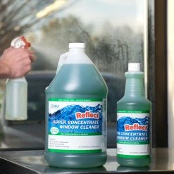 Noble Chemical 1 Gallon / 128 Oz. Reflect Super Concentrate Window Cleaner -Microban Shop 1099931