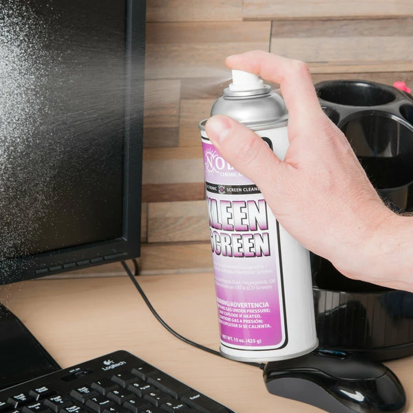 Noble Chemical 15 Oz. Kleen Screen Aerosol Electronic Screen Cleaner 4 Noble Chemical 15 Oz. Kleen Screen Aerosol Electronic Screen Cleaner - Image 4