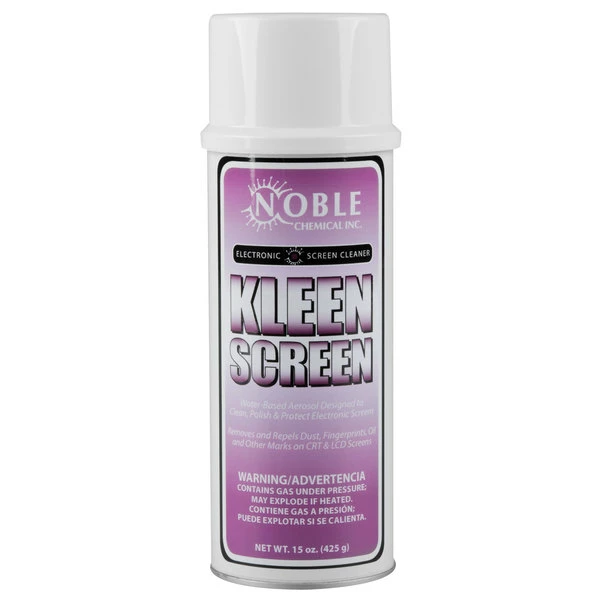 Noble Chemical 15 Oz. Kleen Screen Aerosol Electronic Screen Cleaner 2 Noble Chemical 15 Oz. Kleen Screen Aerosol Electronic Screen Cleaner - Image 2