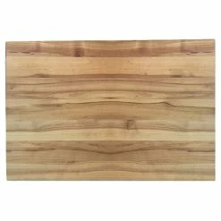 Tablecraft CBW1520175 20" X 15" X 1 3/4" Wooden Butcher Board Chopping Block