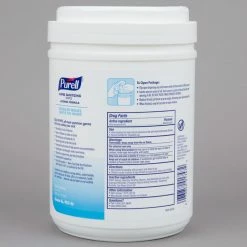 Purell® 9031-06 Alcohol Formulation Sanitizing Wipes 175 Count Canister 8 Purell® 9031-06 Alcohol Formulation Sanitizing Wipes 175 Count Canister -Microban Shop 1603007