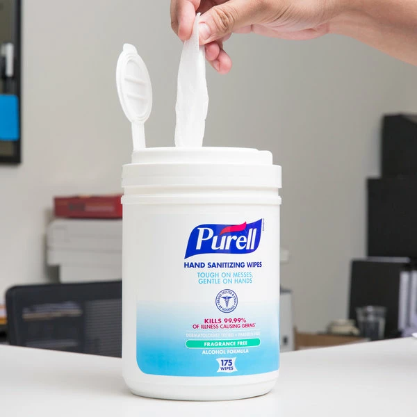 Purell® 9031-06 Alcohol Formulation Sanitizing Wipes 175 Count Canister 1 Purell® 9031-06 Alcohol Formulation Sanitizing Wipes 175 Count Canister