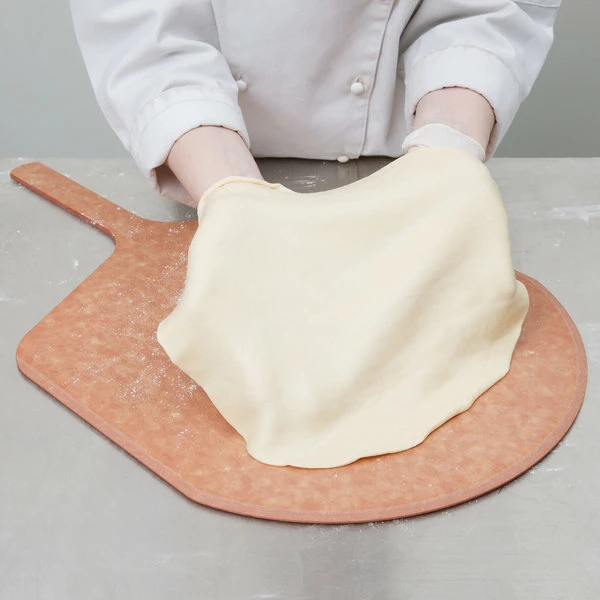 American Metalcraft 16" X 17" Natural Pressed Pizza Peel With 9" Handle MP1626 5 American Metalcraft 16" X 17" Natural Pressed Pizza Peel With 9" Handle MP1626 - Image 5