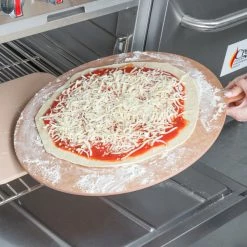 American Metalcraft 18" Round Pressed Natural Pizza Peel With 5" Handle MP1823 -Microban Shop 1618377