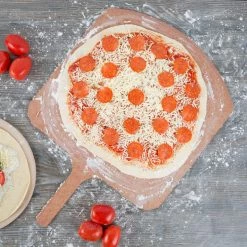 American Metalcraft 18" Square Pressed Natural Pizza Peel With 5" Handle MP1826