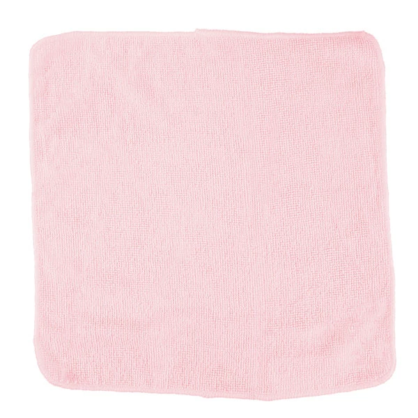 Rubbermaid 1820577 HYGEN Sanitizer Safe 12" X 12" Pink Microfiber Cloth - 24/Pack 3 Rubbermaid 1820577 HYGEN Sanitizer Safe 12" X 12" Pink Microfiber Cloth - 24/Pack - Image 3