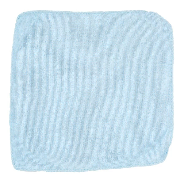Rubbermaid 1820579 HYGEN Sanitizer Safe 12" X 12" Blue Microfiber Cloth - 24/Pack 3 Rubbermaid 1820579 HYGEN Sanitizer Safe 12" X 12" Blue Microfiber Cloth - 24/Pack - Image 3