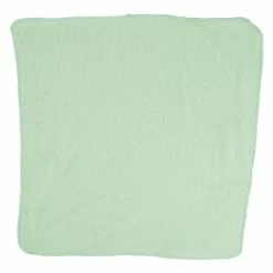 Rubbermaid 1820582 HYGEN Sanitizer Safe 16" X 16" Green Microfiber Cloth - 24/Pack -Microban Shop 1719924