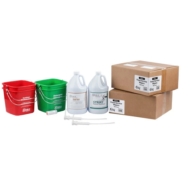 Noble Products 6 Qt. / 192 Oz. Cleaning And Sanitizing Kit 2 Noble Products 6 Qt. / 192 Oz. Cleaning And Sanitizing Kit - Image 2