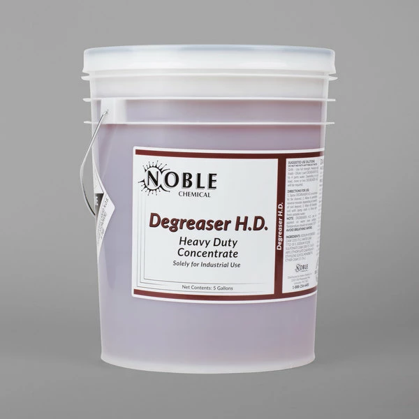 Noble Chemical 5 Gallon / 640 Oz. Heavy Duty Degreaser 2 Noble Chemical 5 Gallon / 640 Oz. Heavy Duty Degreaser - Image 2