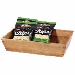 GET Enterprises WB-1814WD-UR Urban Renewal 18 1/4" X 12" X 4" Urban Rustic Rectangular Wood Tray