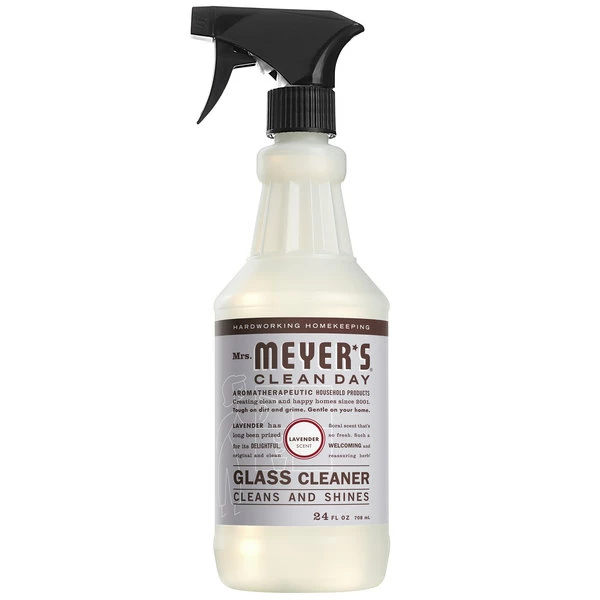 Mrs. Meyer's® Mrs. Meyer's Clean Day 308137 24 Oz. Lavender Glass Cleaner - 6/Case 1 Mrs. Meyer's® Mrs. Meyer's Clean Day 308137 24 Oz. Lavender Glass Cleaner - 6/Case