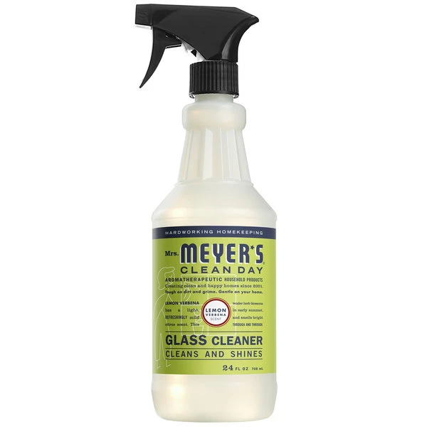 Mrs. Meyer's® Mrs. Meyer's Clean Day 308138 24 Oz. Lemon Verbena Glass Cleaner - 6/Case 1 Mrs. Meyer's® Mrs. Meyer's Clean Day 308138 24 Oz. Lemon Verbena Glass Cleaner - 6/Case
