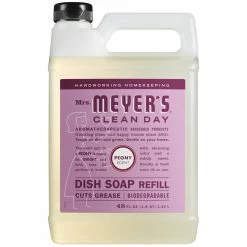 Mrs. Meyer's® Mrs. Meyer's Clean Day 347631 48 Oz. Peony Scented Dish Soap Refill - 6/Case
