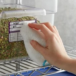 Puracycle 702443579869 Remarkable 9" X 7" White 100% Bamboo Multi-Purpose Microfiber Cloth - 2/Pack