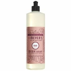 Mrs. Meyer's® Mrs. Meyer's Clean Day 347630 16 Oz. Rose Scented Dish Soap - 6/Case