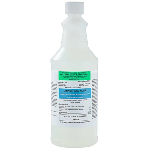Eastern Tabletop 3510 1 Qt. Go Clean Germbuster Disinfectant 1 Eastern Tabletop 3510 1 Qt. Go Clean Germbuster Disinfectant