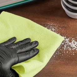 Lavex Janitorial 16" X 16" Yellow Microfiber General Purpose Cloth - 12/Pack