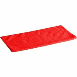 Lavex Janitorial 16" X 16" Red Microfiber General Purpose Cloth - 12/Pack -Microban Shop 2208597