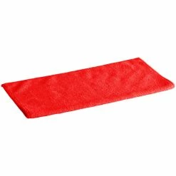 Lavex Janitorial 12" X 12" Red Microfiber General Purpose Cloth - 12/Pack 5 Lavex Janitorial 12" X 12" Red Microfiber General Purpose Cloth - 12/Pack -Microban Shop 2215951