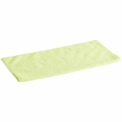 Lavex Janitorial 12" X 12" Yellow Microfiber General Purpose Cloth - 12/Pack 5 Lavex Janitorial 12" X 12" Yellow Microfiber General Purpose Cloth - 12/Pack -Microban Shop 2215954
