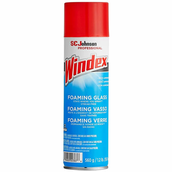 SC Johnson Windex® 333813 19.7 Oz. Aerosol Foaming Glass Cleaner 2 SC Johnson Windex® 333813 19.7 Oz. Aerosol Foaming Glass Cleaner - Image 2