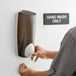 Dial® Dial DIA03922 1 Liter Smoke Manual Hand Soap Dispenser / Amenity Dispenser
