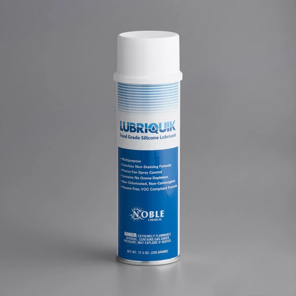 Noble Chemical Lubriquik 11.5 Oz. Food Grade Aerosol Si-Dry Silicone Lubricant (AMR A329) 2 Noble Chemical Lubriquik 11.5 Oz. Food Grade Aerosol Si-Dry Silicone Lubricant (AMR A329) - Image 2