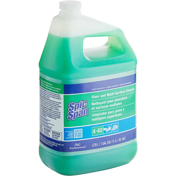 Spic And Span 02001 Floor And Multi-Surface Cleaner Concentrate 1 Gallon / 128 Oz. - 3/Case 1 Spic And Span 02001 Floor And Multi-Surface Cleaner Concentrate 1 Gallon / 128 Oz. - 3/Case
