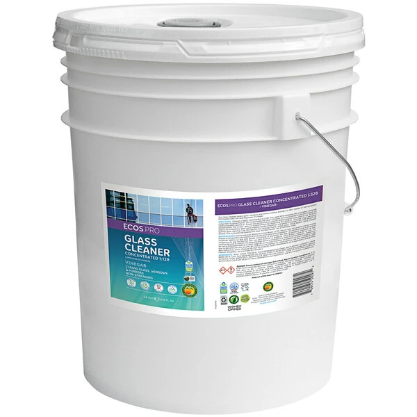 ECOS Pro PL9297/05 5 Gallon Vinegar Glass Cleaner Concentrate 1 ECOS Pro PL9297/05 5 Gallon Vinegar Glass Cleaner Concentrate