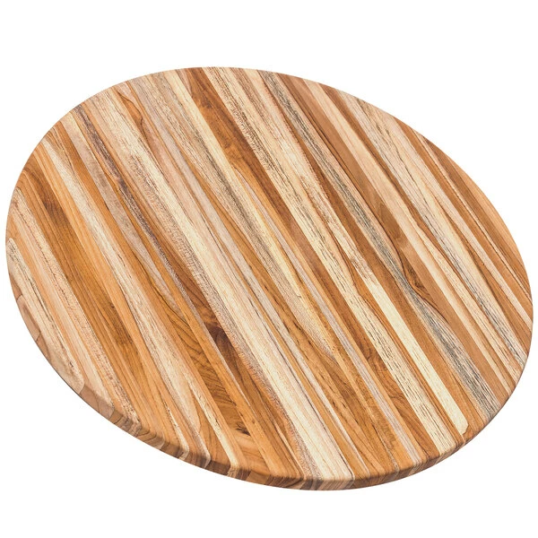 Teakhaus Essential 18" Lightweight Teakwood Round Cutting / Serving Board 410 1 Teakhaus Essential 18" Lightweight Teakwood Round Cutting / Serving Board 410