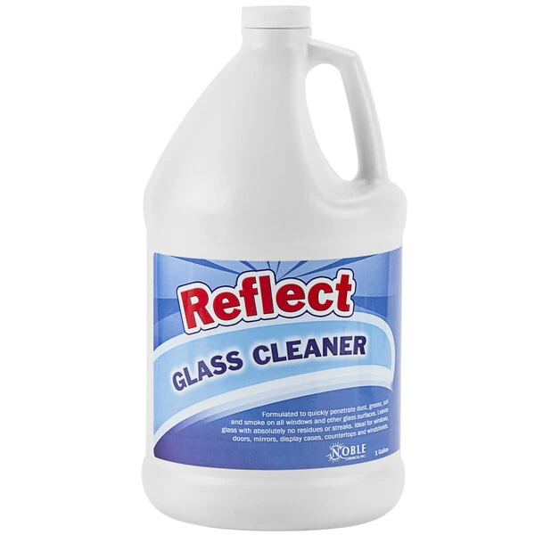 Noble Chemical Reflect 1 Gallon / 128 Oz.Glass / Multi-Surface Spray Cleaner - 4/Case 2 Noble Chemical Reflect 1 Gallon / 128 Oz.Glass / Multi-Surface Spray Cleaner - 4/Case - Image 2