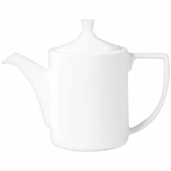 RAK Porcelain Ska 11.85 Oz. Ivory Porcelain Coffee Pot And Lid - 4/Case