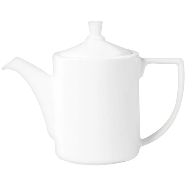 RAK Porcelain Ska 23.65 Oz. Ivory Porcelain Coffee Pot And Lid - 4/Case 1 RAK Porcelain Ska 23.65 Oz. Ivory Porcelain Coffee Pot And Lid - 4/Case