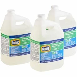 Comet 22570 Disinfecting / Sanitizing Bathroom Cleaner Ready-to-Use Refill 1 Gallon - 3/Case