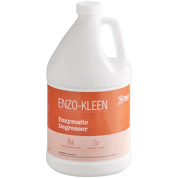 Noble Eco Enzo-Kleen 1 Gallon Enzymatic Degreaser - 4/Case 2 Noble Eco Enzo-Kleen 1 Gallon Enzymatic Degreaser - 4/Case - Image 2