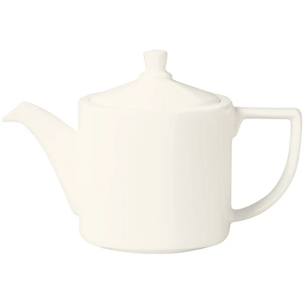 RAK Porcelain Ska 13.55 Oz. Ivory Porcelain Teapot And Lid - 4/Case 1 RAK Porcelain Ska 13.55 Oz. Ivory Porcelain Teapot And Lid - 4/Case