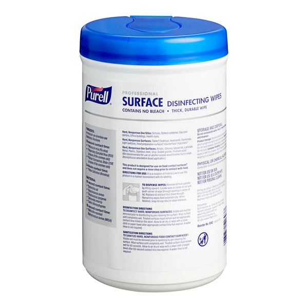 Purell® 9342-06 110 Count Professional Surface Disinfecting Wipes 2 Purell® 9342-06 110 Count Professional Surface Disinfecting Wipes - Image 2