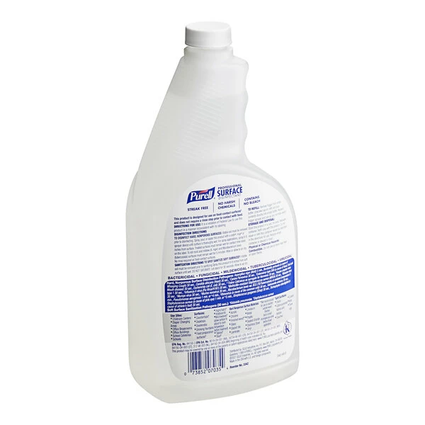 PURELL® Purell 3342-03 1 Qt. / 32 Oz. Fresh Citrus Professional Surface Disinfectant - 3/Case 2 PURELL® Purell 3342-03 1 Qt. / 32 Oz. Fresh Citrus Professional Surface Disinfectant - 3/Case - Image 2