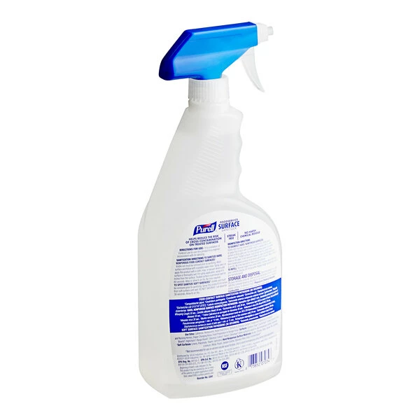 PURELL® Purell 3341-06-RTL 1 Qt. / 32 Oz. Fragrance Free Foodservice Surface Sanitizer - 6/Case 2 PURELL® Purell 3341-06-RTL 1 Qt. / 32 Oz. Fragrance Free Foodservice Surface Sanitizer - 6/Case - Image 2
