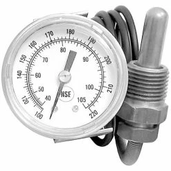 All Points 62-1074 Thermometer; 100 -220 Degrees Fahrenheit; U-Clamp Mount