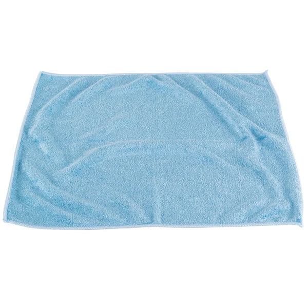 Unger® Unger MB40B SmartColor MicroWipe 16" X 16" Blue Medium-Duty Microfiber Cleaning Cloth - 10/Pack 5 Unger® Unger MB40B SmartColor MicroWipe 16" X 16" Blue Medium-Duty Microfiber Cleaning Cloth - 10/Pack - Image 5