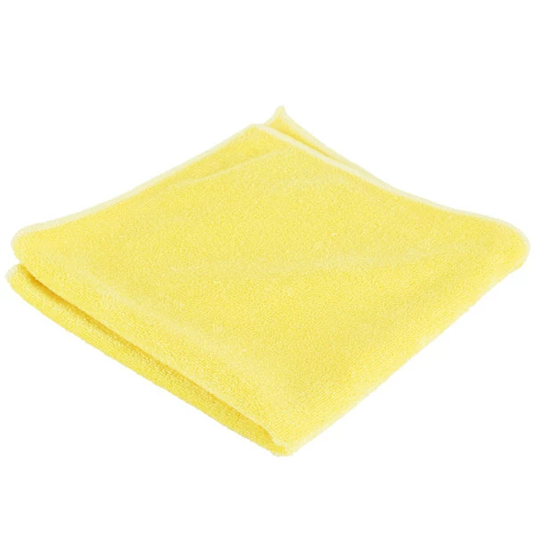Unger® Unger MB40J SmartColor MicroWipe 16" X 16" Yellow Medium-Duty Microfiber Cleaning Cloth - 10/Pack 5 Unger® Unger MB40J SmartColor MicroWipe 16" X 16" Yellow Medium-Duty Microfiber Cleaning Cloth - 10/Pack - Image 5