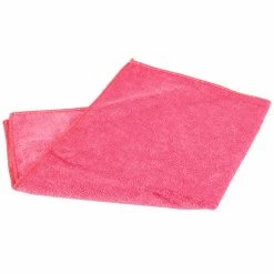 Unger® Unger MB40R SmartColor MicroWipe 16" X 16" Red Medium-Duty Microfiber Cleaning Cloth - 10/Pack -Microban Shop 394169