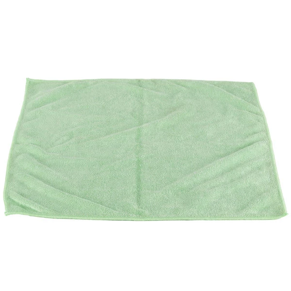 Unger® Unger MB400 SmartColor MicroWipe 16" X 16" Green Medium-Duty Microfiber Cleaning Cloth - 10/Pack 5 Unger® Unger MB400 SmartColor MicroWipe 16" X 16" Green Medium-Duty Microfiber Cleaning Cloth - 10/Pack - Image 5